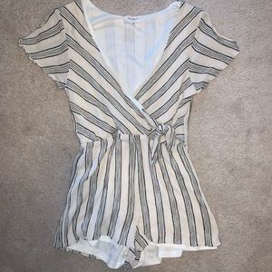 Striped romper